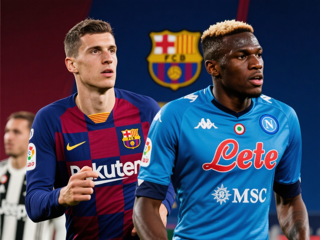 巴萨无意弗拉霍维奇,奥斯梅恩价格过高而错失签约 在足球转会市场上,巴塞罗那俱乐部的一举一