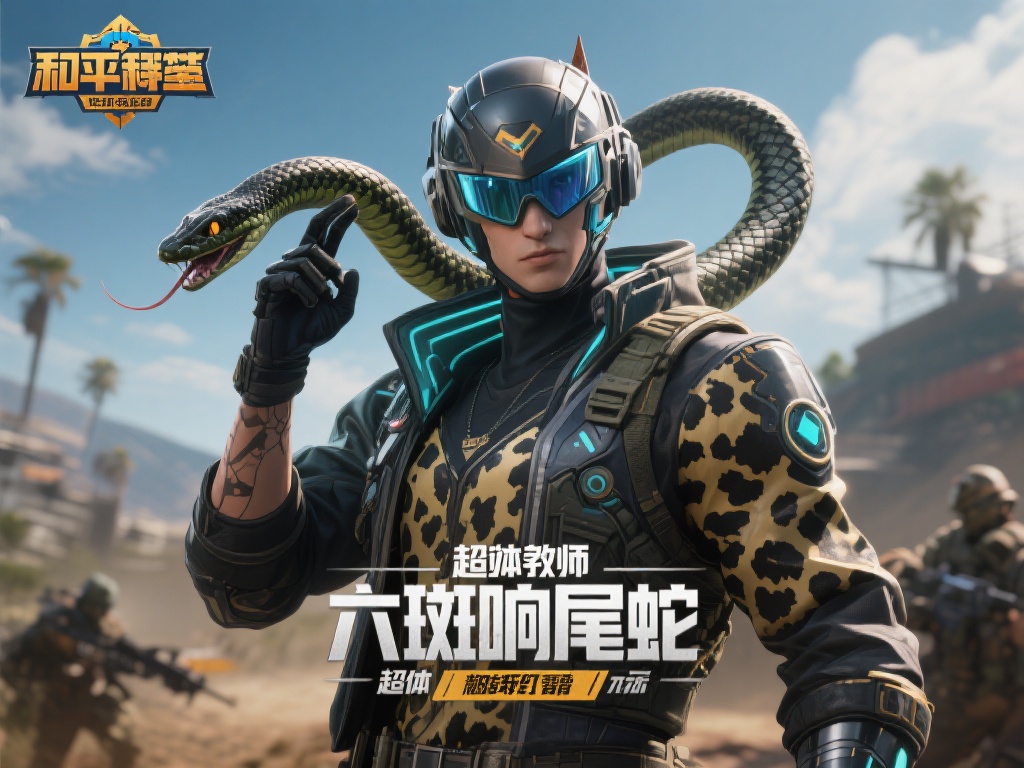 和平精英超体新导师六斑响尾蛇震撼来袭! 和平精英作为一款备受欢迎的大逃杀类手游,