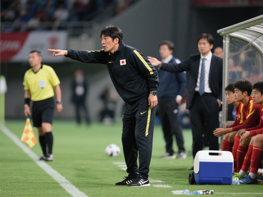 在足球比赛中，教练的临场指挥往往是决定胜