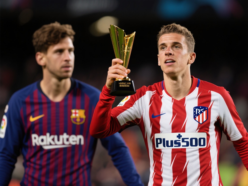 马竞缺席‘金童’光芒,巴萨拥抱托雷斯传奇 在足球世界里,年轻天才球员往往被冠以“金